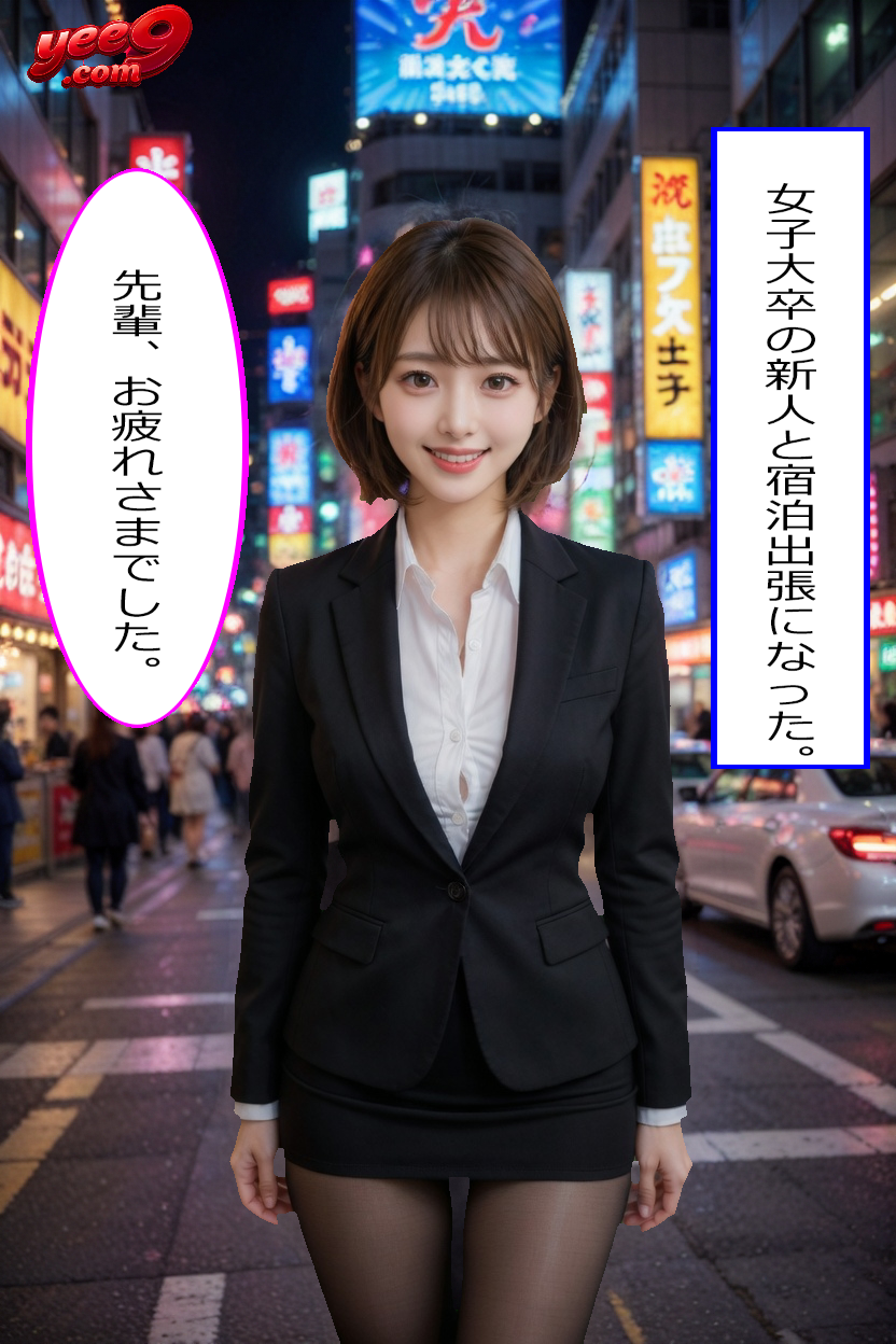 AI漫画の顔のせ作例